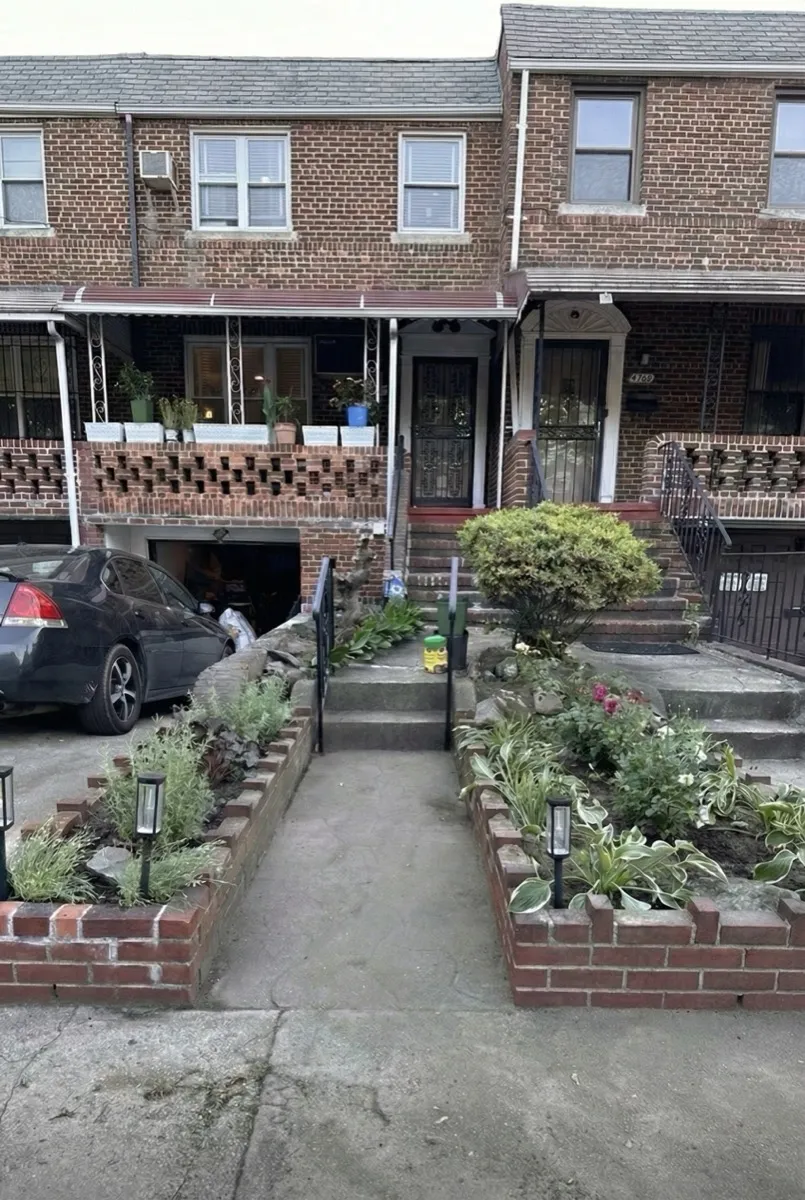 After: landscaped front yard